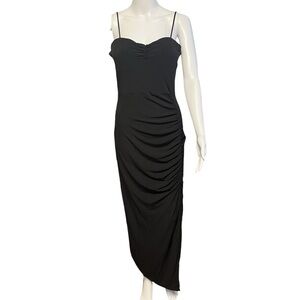 E.L.H. Studio - Women’s Classy Ruched Maxi Dress - Sz. LG